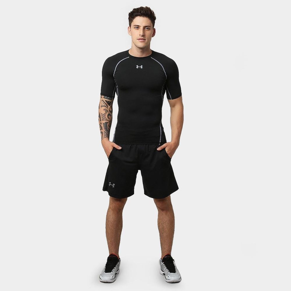 Camiseta-de-Compressao-Under-Armour-Heatgear-|--Masculina Camiseta-de-Compressao-Under-Armour-Heatgear-|--Masculina