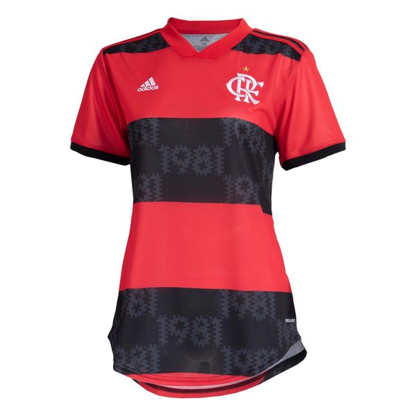 Blusa-Flamengo-I-21-22-s-n°-Torcedor-Adidas-|-Feminina-