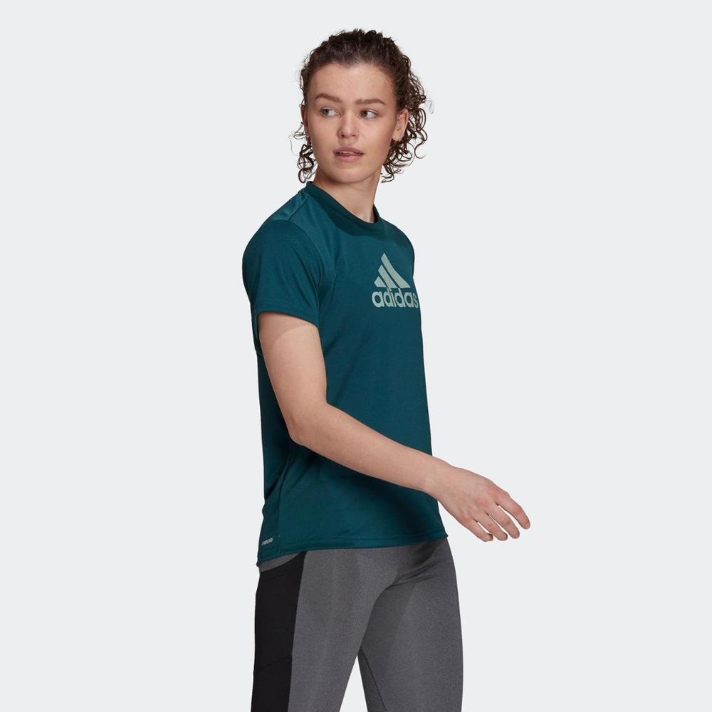 Camiseta-Esportiva-Primeblue-Designed-2-Move-Logo-Adidas-|-Feminina