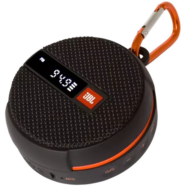 Caixa-de-Som-Portatil-Bluetooth-JBL-Wind-2-USB-P2-SD-FM-IPX7-5W-8-Ohms-Suporte-Para-Bike-e-Moto-
