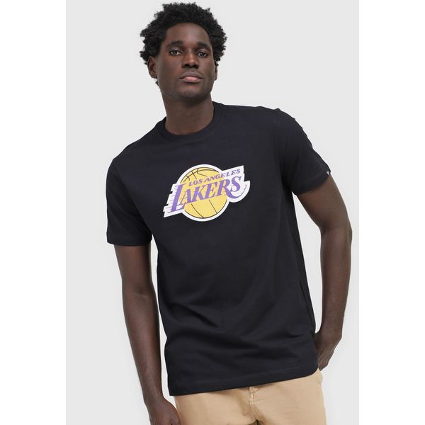 Camiseta-New-Era-Los-Angeles-Lakers-Basic-Logo-Nba-Mascunina-