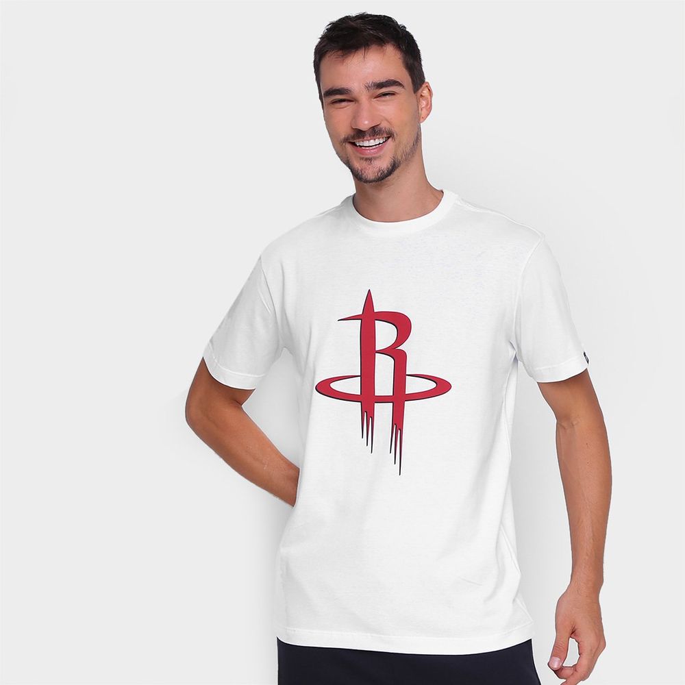 Camiseta-NBA-Houston-Rockets-New-Era-Logo-Masculina Camiseta-NBA-Houston-Rockets-New-Era-Logo-Masculina
