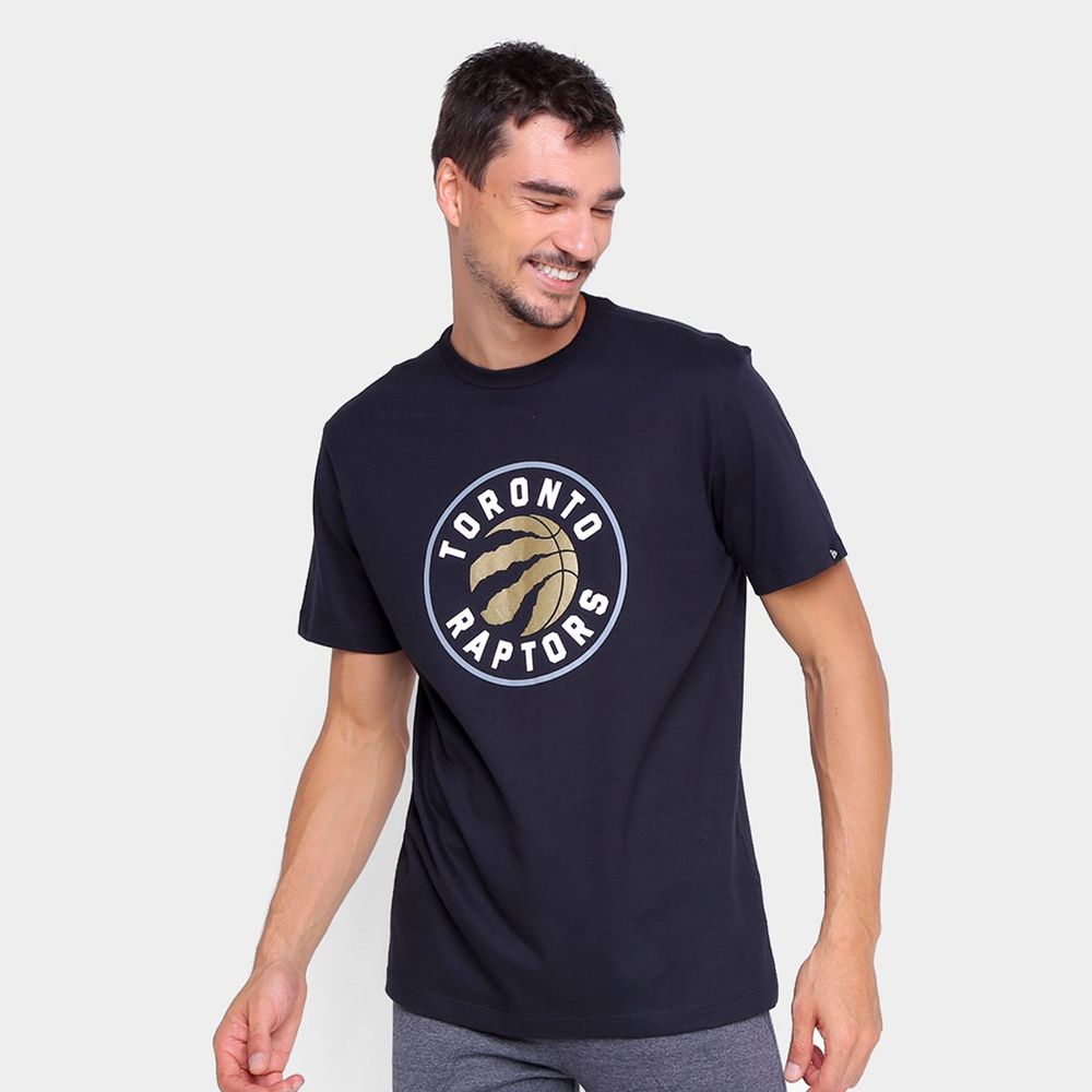 Camiseta-NBA-Toronto-Raptors-New-Era-Logo-Masculina Camiseta-NBA-Toronto-Raptors-New-Era-Logo-Masculina