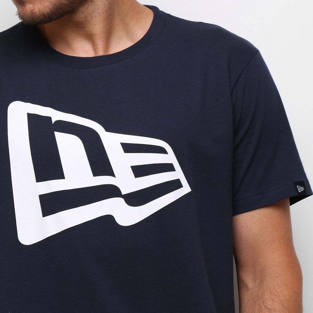 Camiseta-New-Era-Essentials-Flag-Masculina Camiseta-New-Era-Essentials-Flag-Masculina