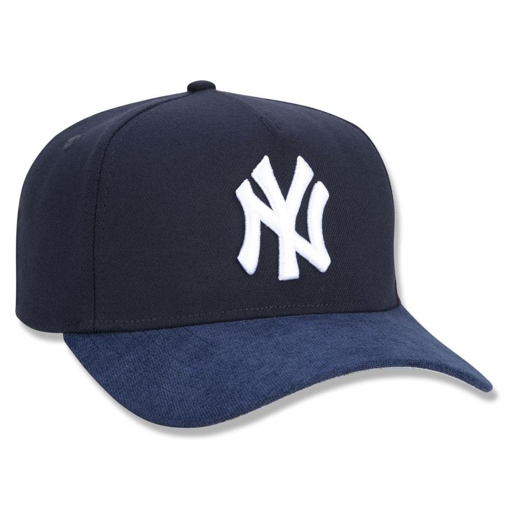 Bone-New-Era-39Thirty--A-Frame-Aba-Curva-New-York-Yankees-Stretch-FIT-Unissex-