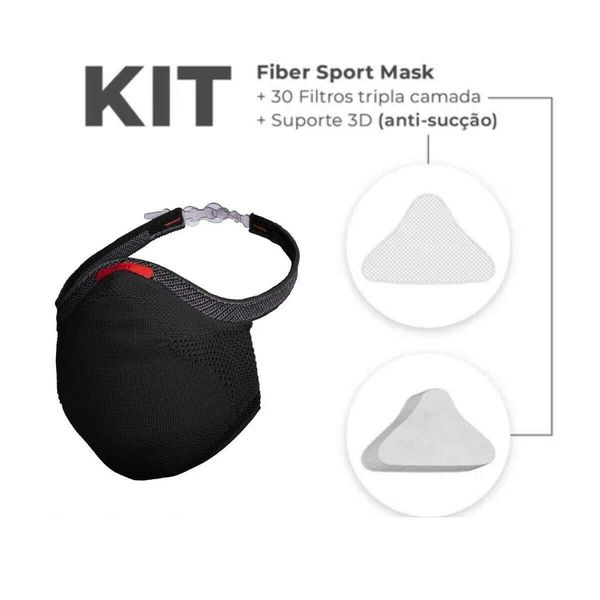 Kit-Mascara-FIBER-Knit-Sport---30-Filtros-de-Protecao---Suporte