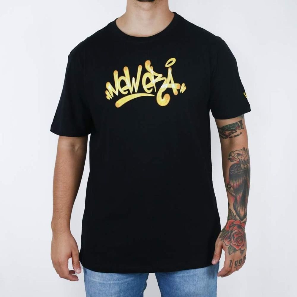 Camiseta-New-Era-Street-Life-Gold-Masculino Camiseta-New-Era-Street-Life-Gold-Masculino