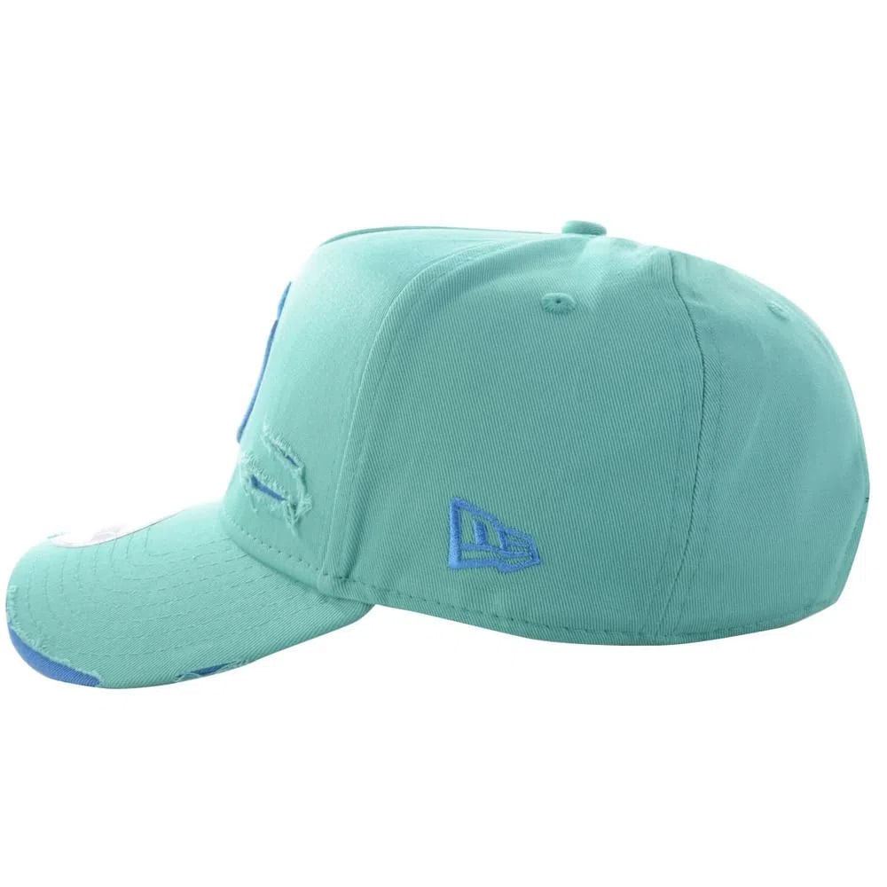 Bone-New-Era-New-York-Yankees-940-A-Frame-Damage-Destroyed-Aba-Curva-Verde-Azul