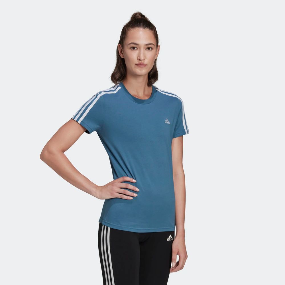 Camiseta-Essentials-Slim-3-Stripes