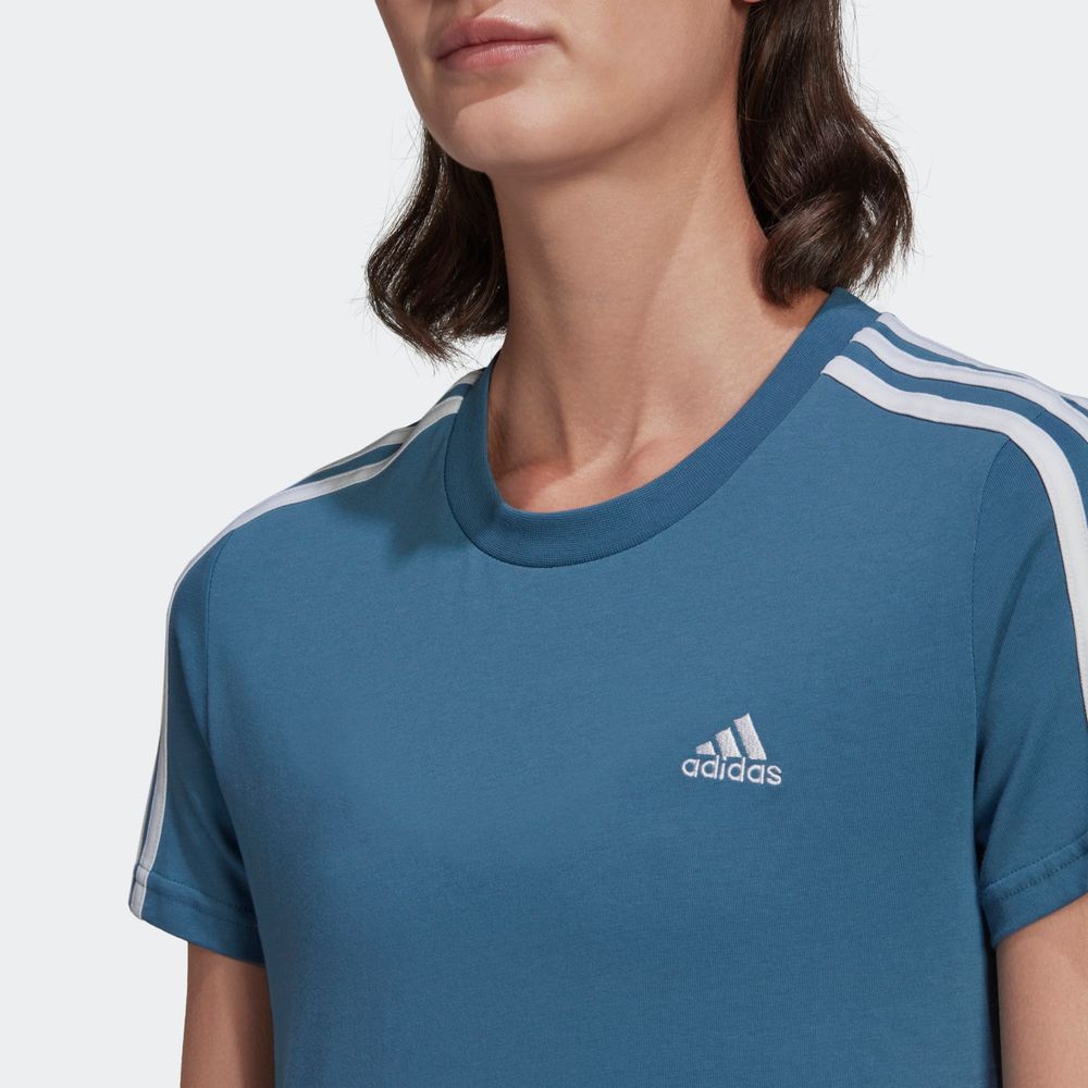 Camiseta-Essentials-Slim-3-Stripes