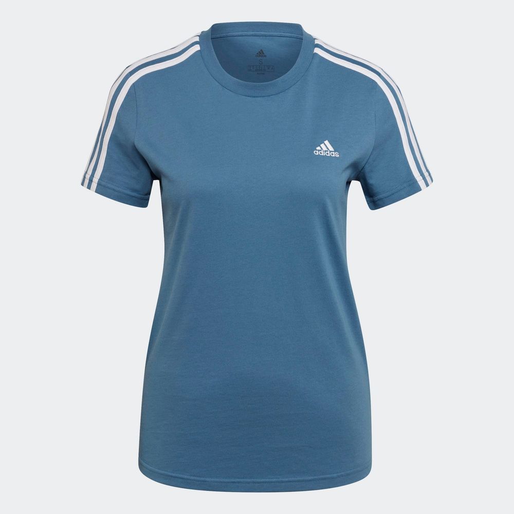 Camiseta-Essentials-Slim-3-Stripes