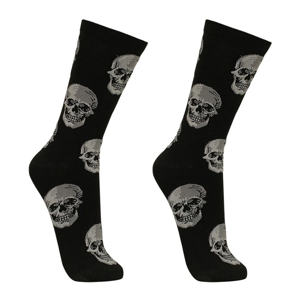 Meias-Lupo-Urban-Caveira-Dry-Fit Meias-Lupo-Urban-Caveira-Dry-Fit