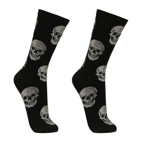 Meias-Lupo-Urban-Caveira-Dry-Fit Meias-Lupo-Urban-Caveira-Dry-Fit