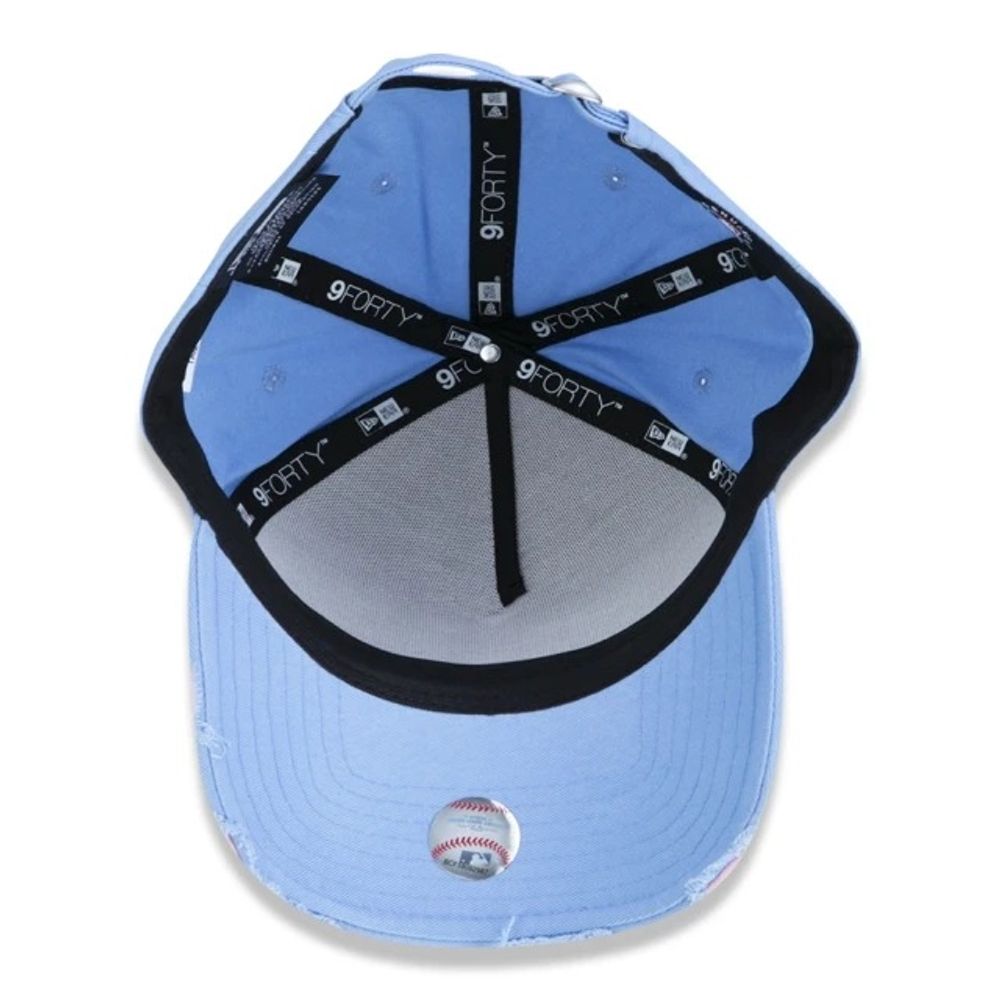 Bone-New-Era-9FORTY-A-Frame-MLB-New-York-Yankees-Destroyed