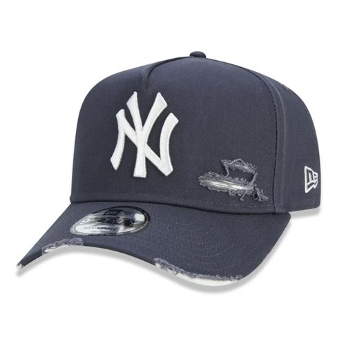 Bone-New-Era-9FORTY-A-Frame-MLB-New-York-Yankees-Destroyed