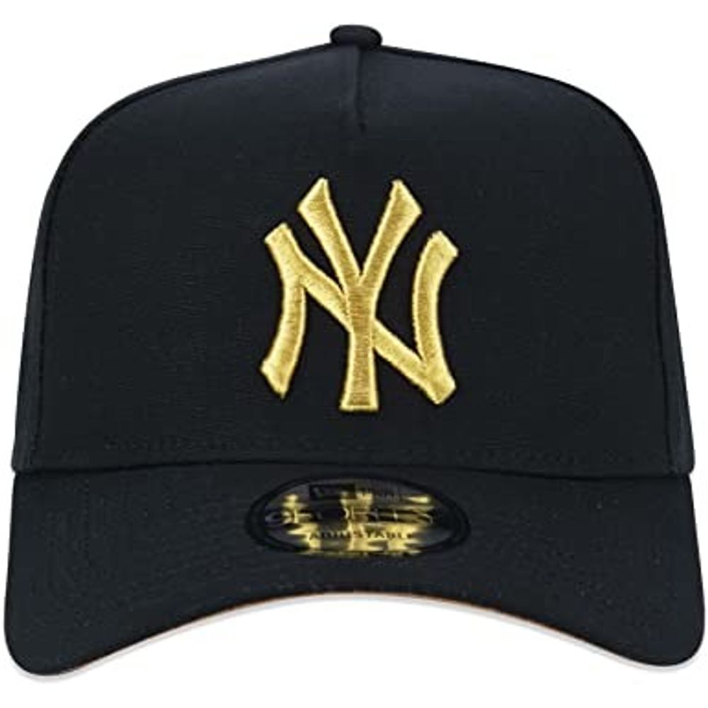 Bone-9FORTY-A-Frame-Snapback-MLB-New-York-Yankees-Aba-Curva
