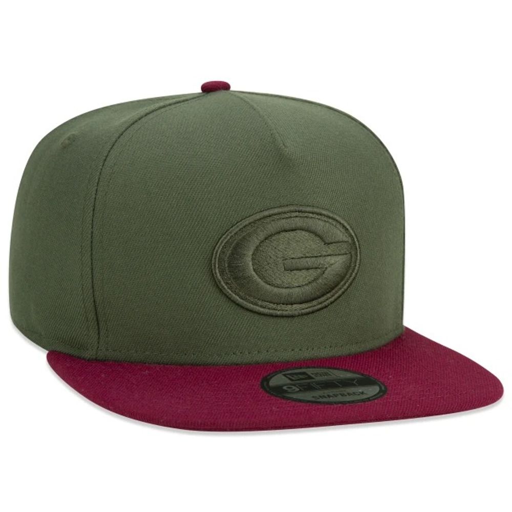 Bone-New-Era-9FIFTY-A-Frame-Snapback-NFL-Green-Bay-Packers-Classic-