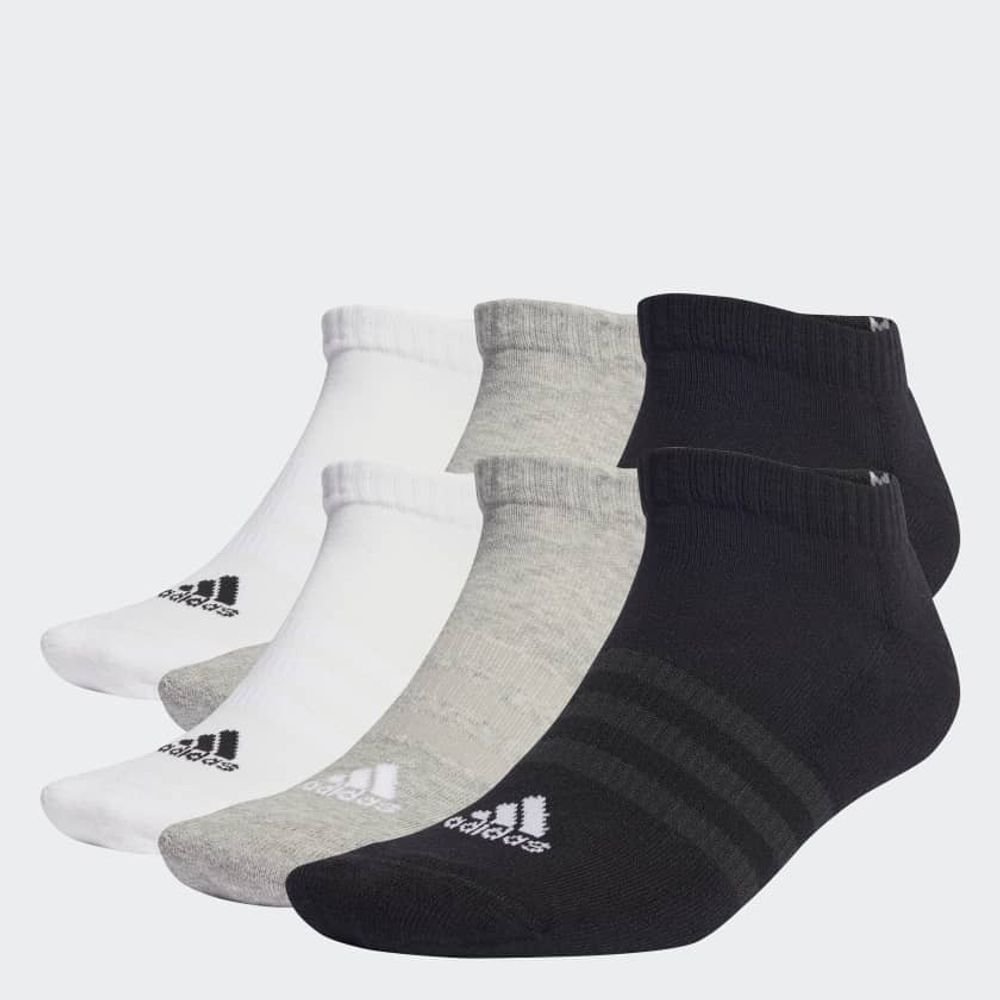 Kit-Meia-Adidas-Cano-Baixo-C-6-Pares-Unissex Kit-Meia-Adidas-Cano-Baixo-C-6-Pares-Unissex
