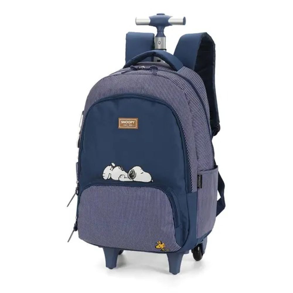 Mochila-Luxcel-de-Rodinha-Escolar-Snoopy-Peanuts-