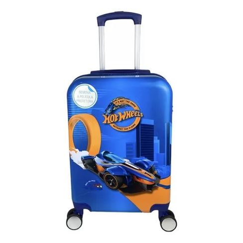 Mala-Luxcel-Escolar-Bordo-Hotwheels-Giratoria-360°-Infantil Mala-Luxcel-Escolar-Bordo-Hotwheels-Giratoria-360°-Infantil