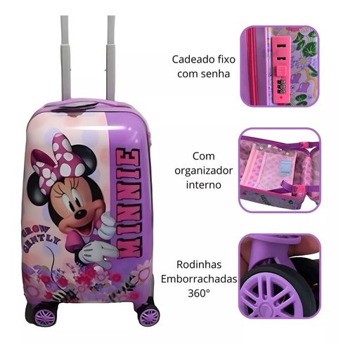 Mala-Xeryus-Com-Rodinhas-Infantil-Viagem-Minnie-Disney