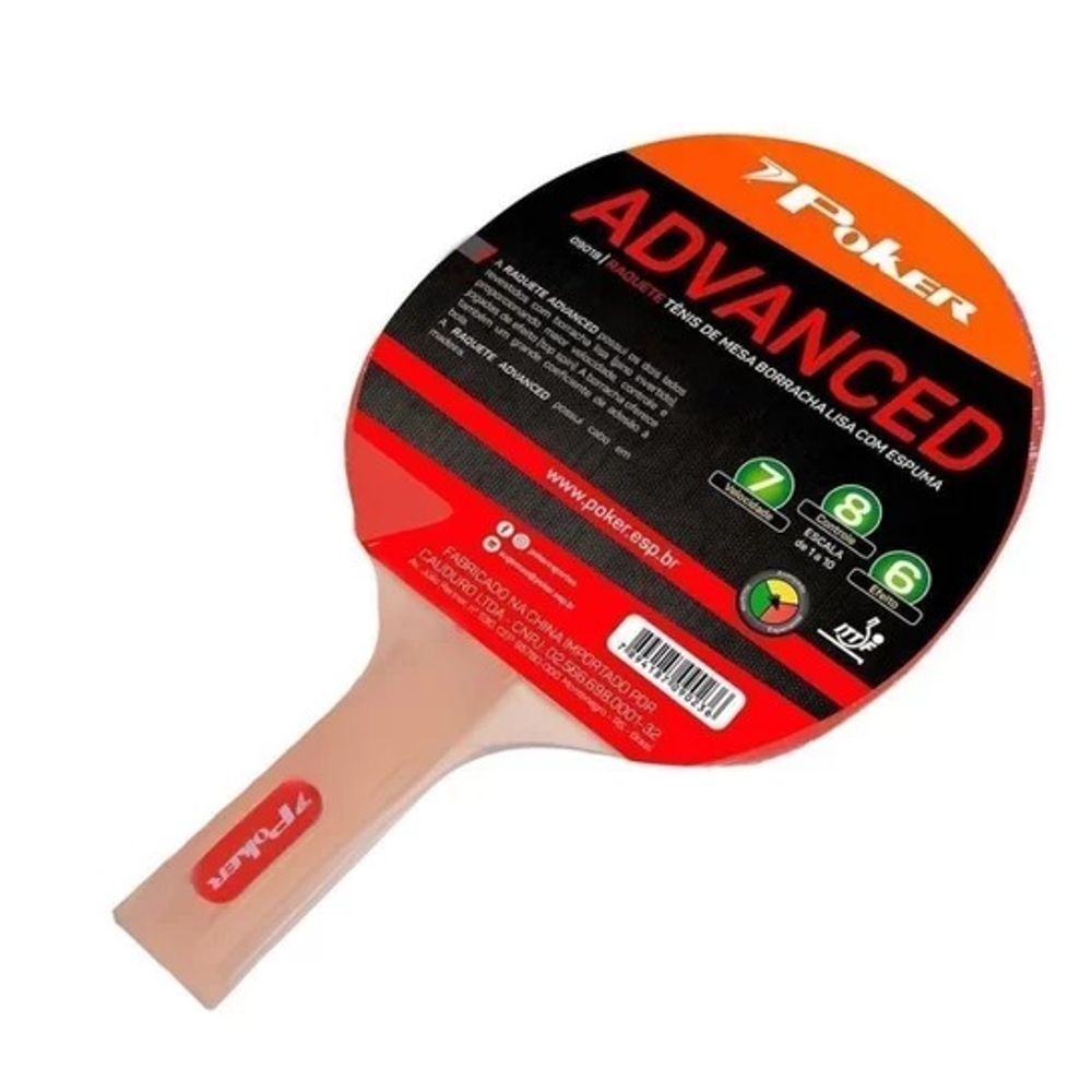 Raquete-Poker-Tenis-de-Mesa-Poker-Advanced- Raquete-Poker-Tenis-de-Mesa-Poker-Advanced-