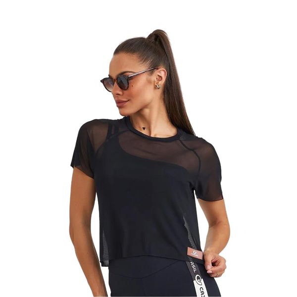 Cropped Cajubrasil Tule Com Trançado