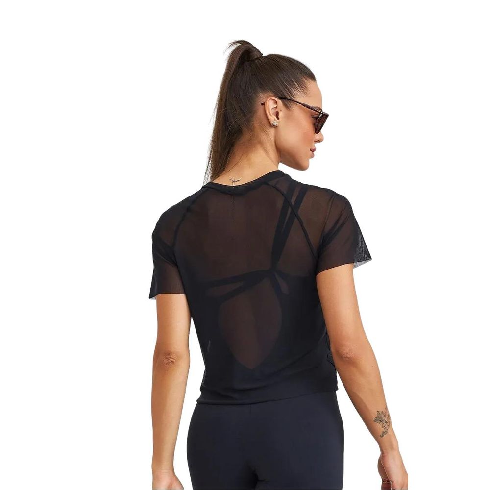 Cropped Cajubrasil Tule Com Trançado