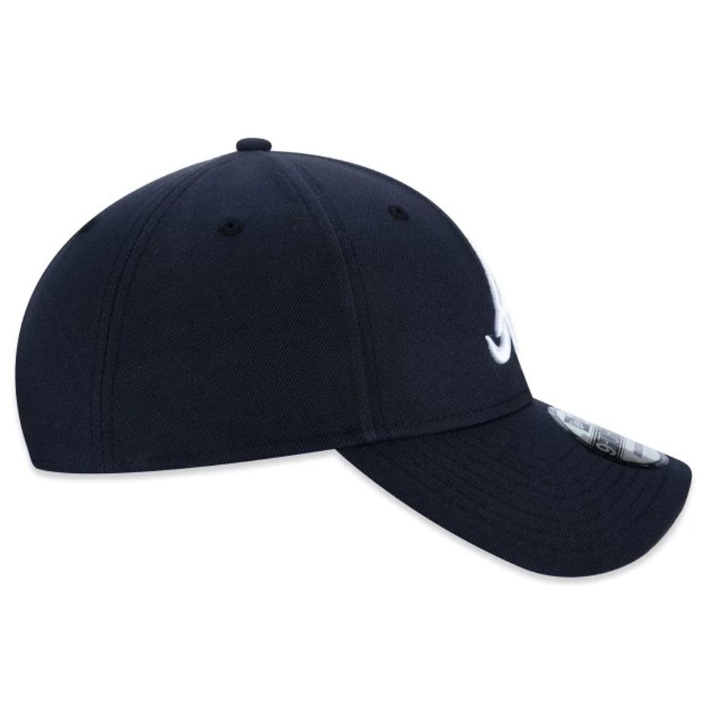 Bone-New-Era-9FORTY-Snapback-MLB-Atlanta-Braves-Aba-Curva