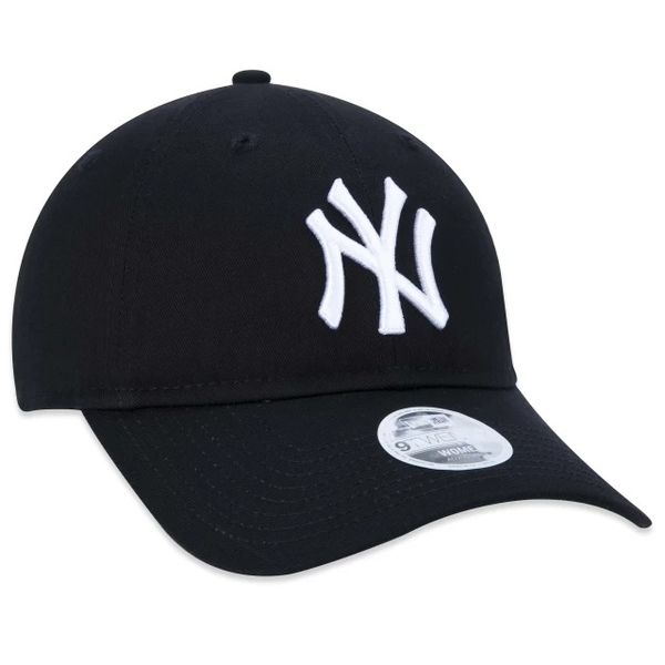 Bone-Feminino-New-Era-9TWENTY-Strapback-MLB-New-York-Yankees-Aba-Curva