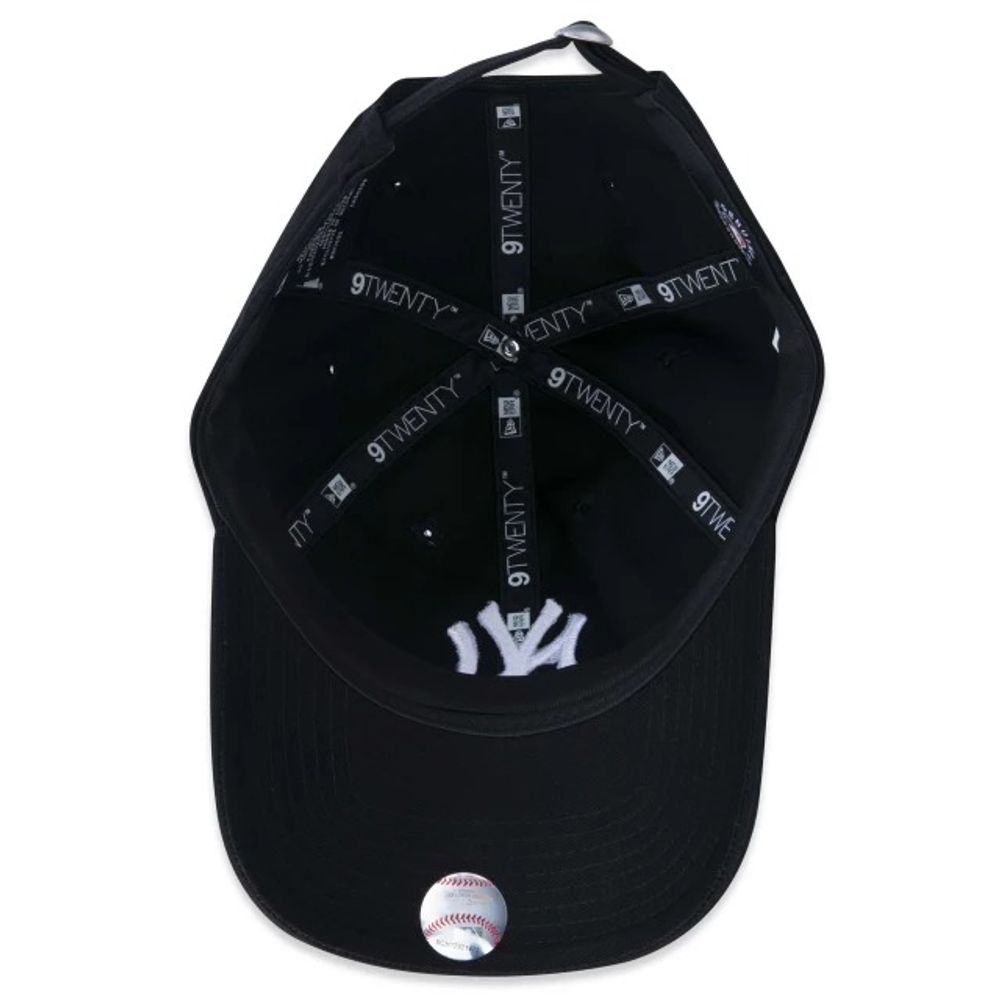 Bone-Feminino-New-Era-9TWENTY-Strapback-MLB-New-York-Yankees-Aba-Curva
