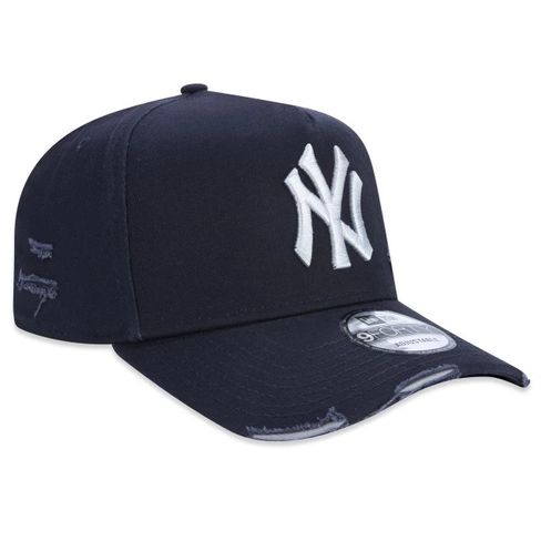 Bone-New-Era-9FORTY-A-Frame-MLB-New-York-Yankees-Destroyed