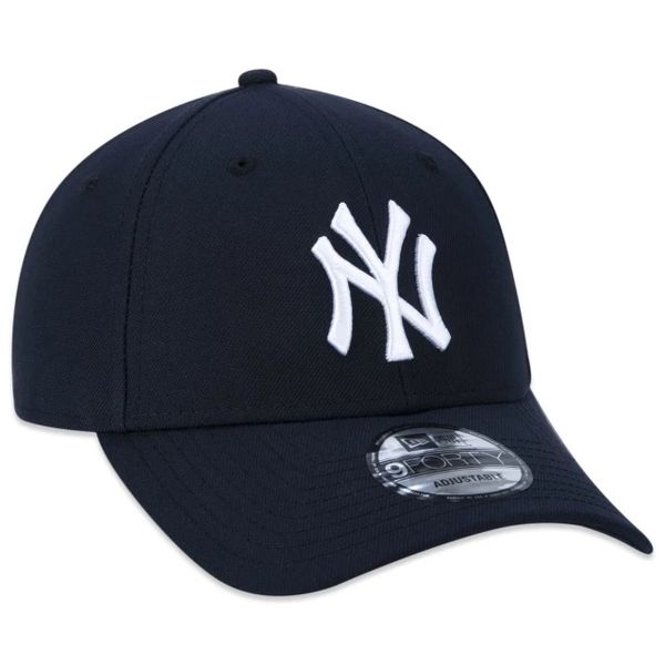 Bone-New-Era-9FORTY-Snapback-MLB-New-York-Yankees-Aba-Curva