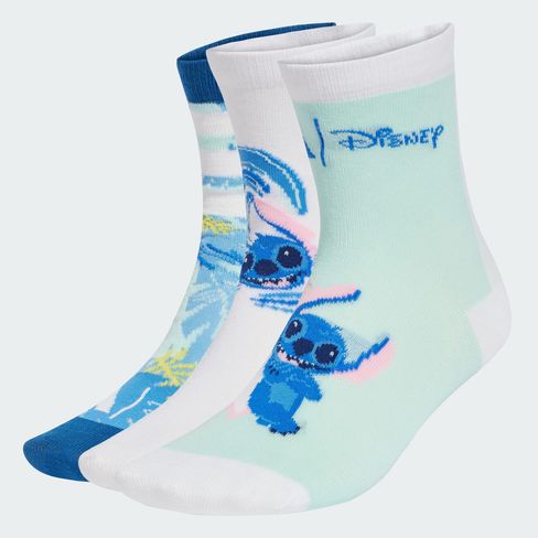 Kit-Meia-Adidas-Lilo-Stitch-Disney-3-Pares Kit-Meia-Adidas-Lilo-Stitch-Disney-3-Pares